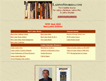 Tablet Screenshot of latinostories.com